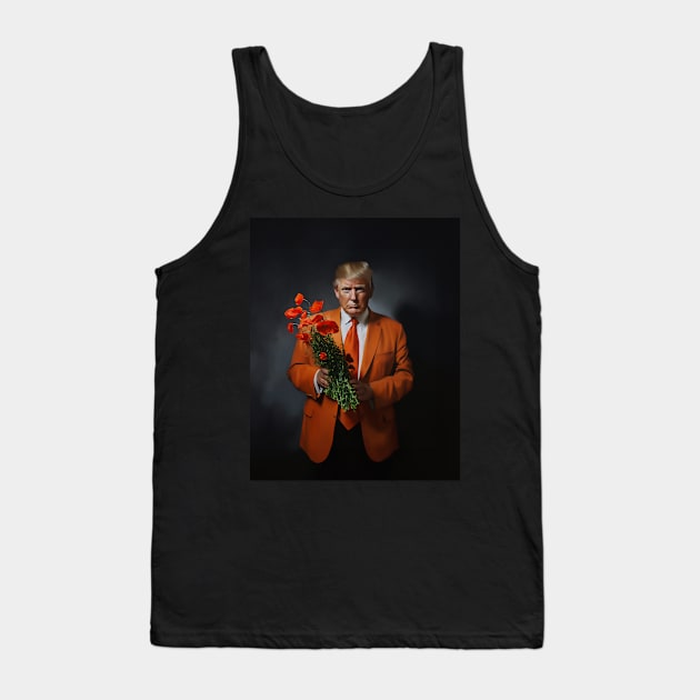 Donald Trump Apologise Tank Top by JunkyDotCom